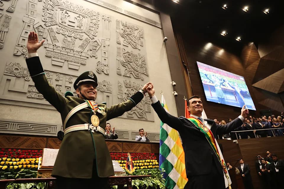 Rodrigo Paz sworn in as Bolivia’s president, ending nearly 20 years of Movement Toward Socialism rule