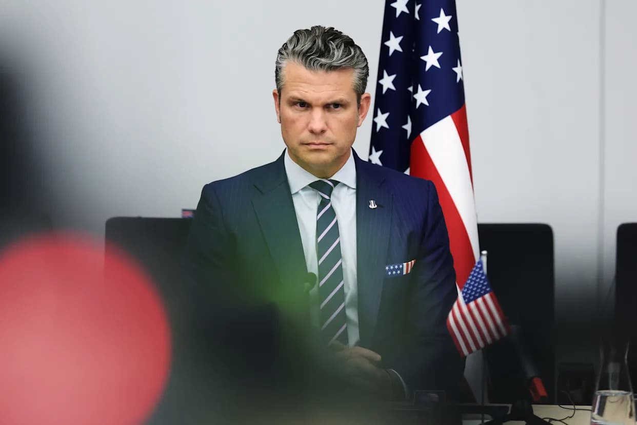 NYT: Defense Secretary Pete Hegseth Powdered His Nose Before Ukraine Photo Op, Then Gave Only Nods