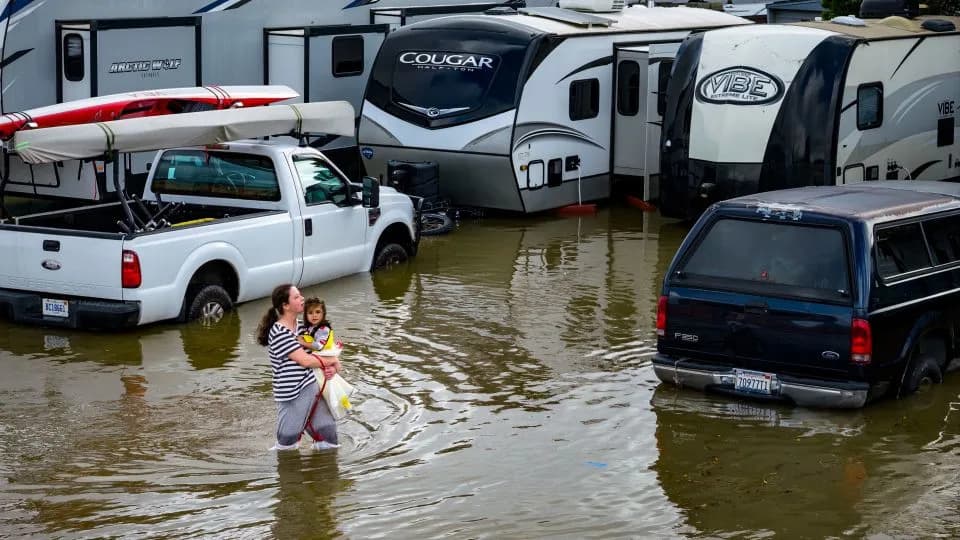 Heavy Rain and Record 'King Tides' Flood Northern California Coast — Cars Stranded, Roads Closed