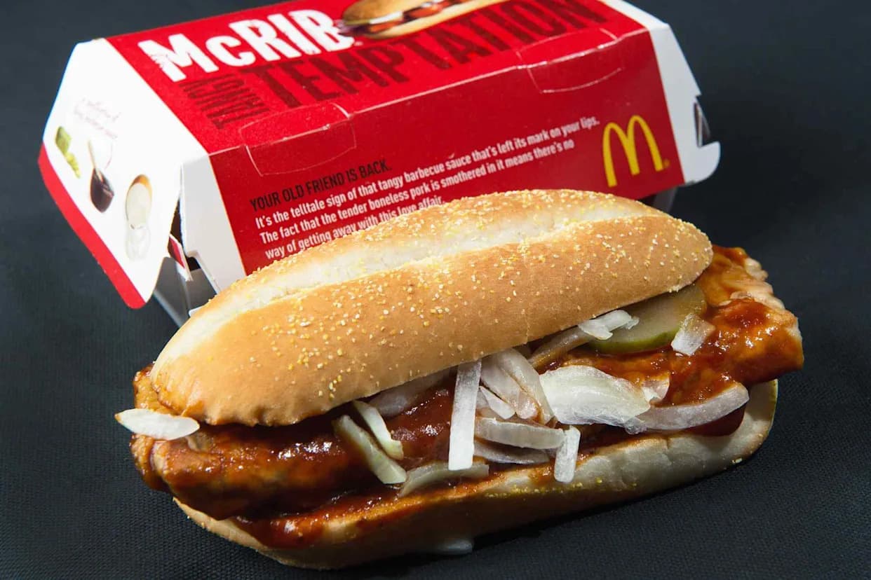 McDonald's Hit With Class Action Over McRib — Plaintiffs Say Sandwich Contains No Rib Meat