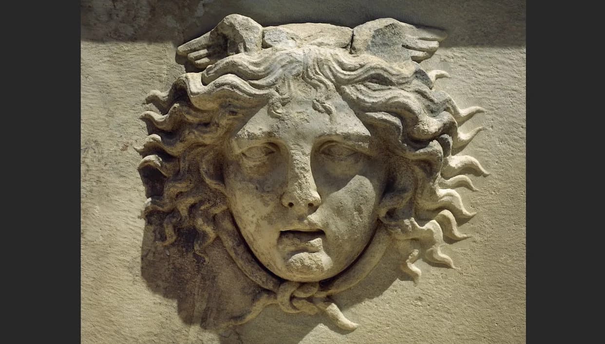 Smiling Medusa Found in Roman Forum at Amasra — A Rare Symbol of Peace and Prosperity