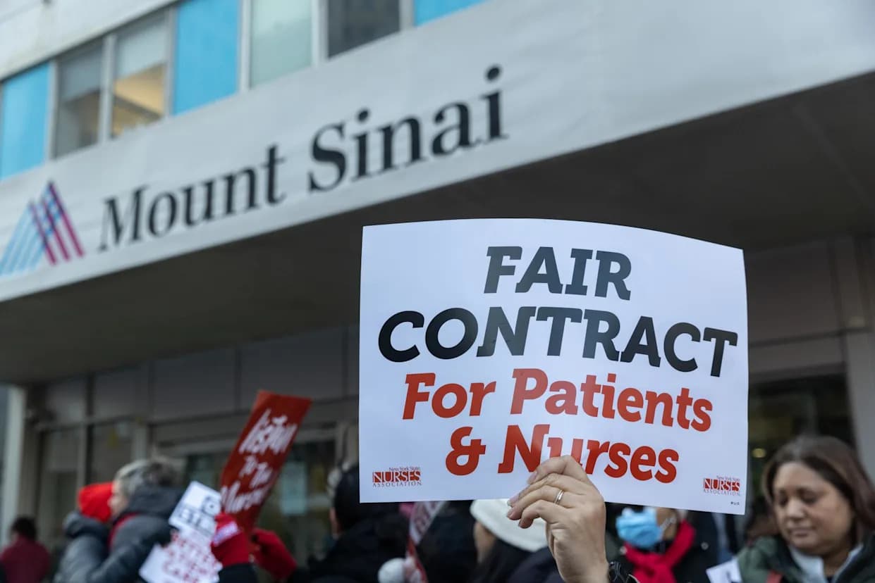 Nearly 16,000 NYC Nurses Prepare To Strike Over Pay, Staffing and Safety at Major Hospitals