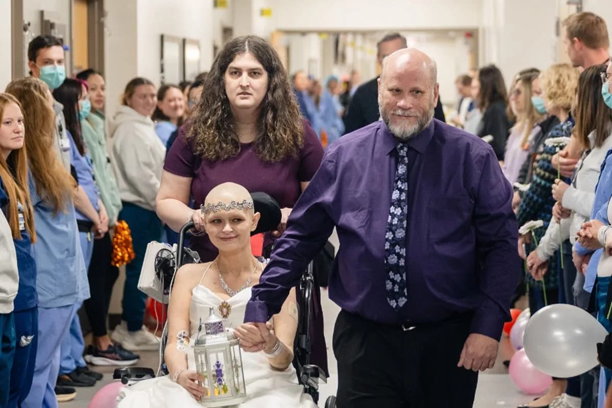 Hospital Staff Create Dream Wedding for Bride After Rare Spinal Sarcoma Diagnosis