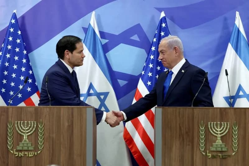 Rubio Phoned Netanyahu; Call Reportedly Touched On Gaza, Syria and Iran Protests