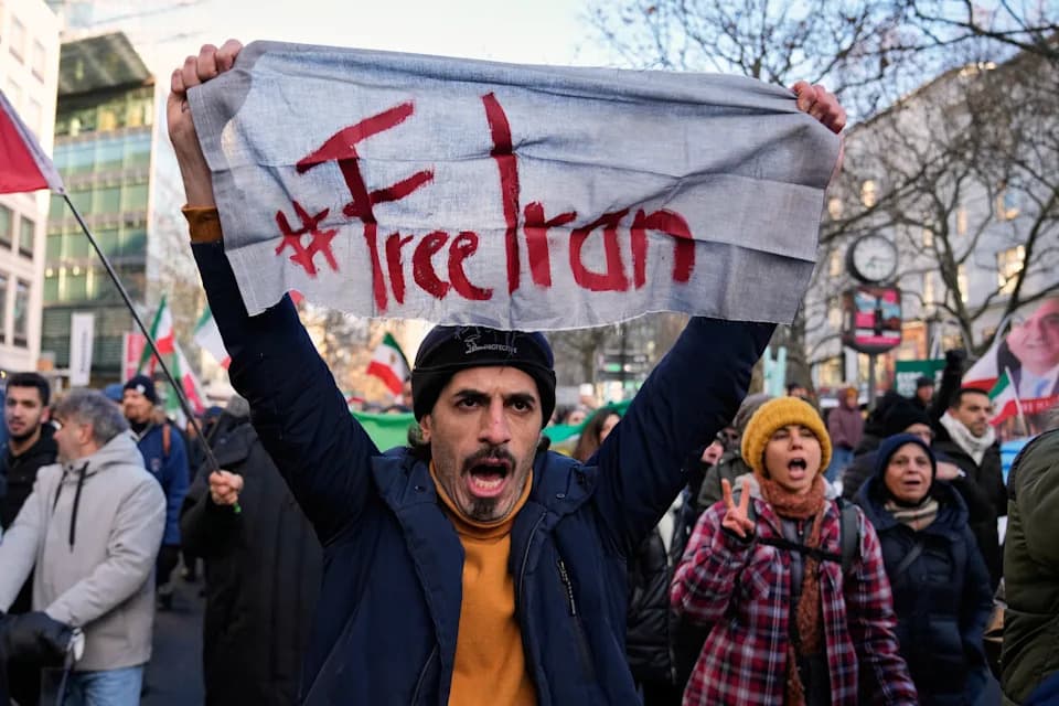 Global Solidarity: Striking Photos From Weekend Rallies Supporting Iran Protests