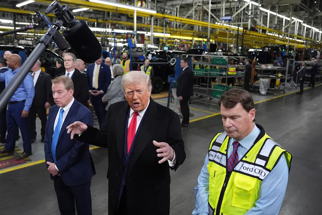 UAW Defends Worker Who Heckled Trump During Ford Plant Tour — Union Vows Job Protections