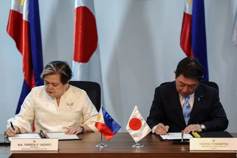 Japan, Philippines Sign Two Defence Pacts to Boost Military Logistics; Tokyo Pledges $6M