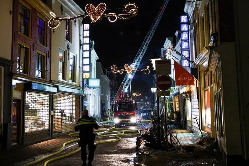 Blast Rocks Utrecht City Centre — Major Fire, Four Injured and Several Buildings Collapse