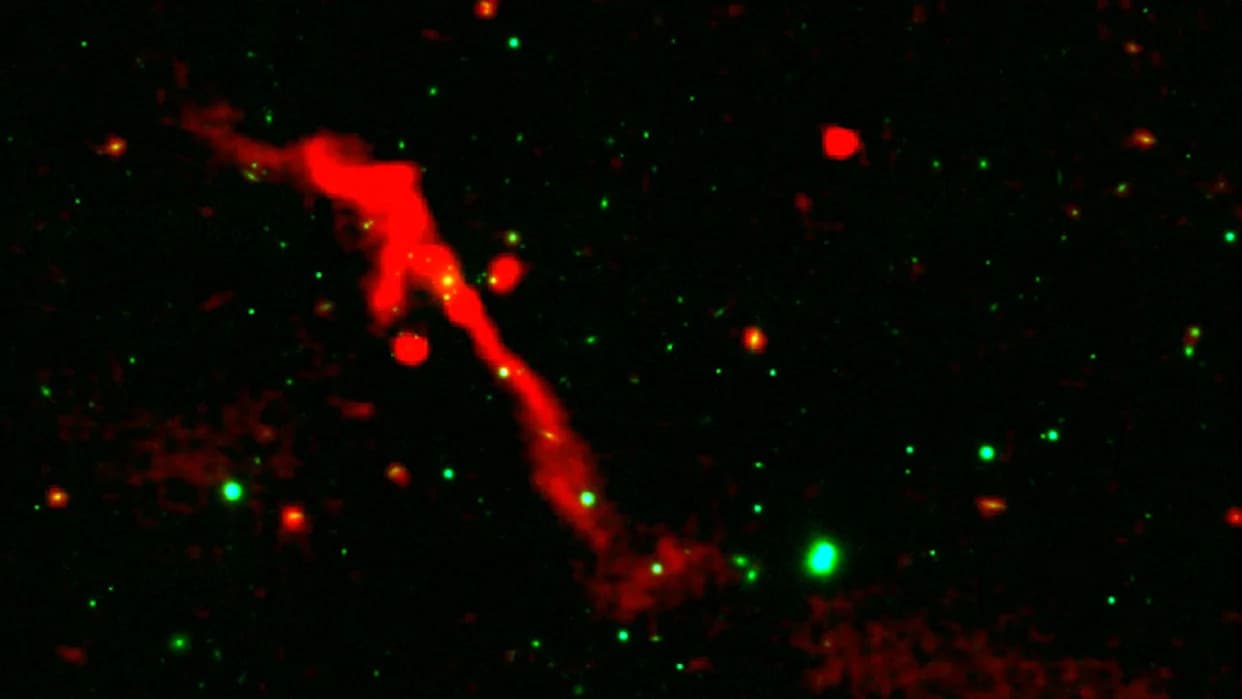 Supermassive Black Hole Reawakens After Nearly 100 Million Years — Erupts Like a Space Volcano