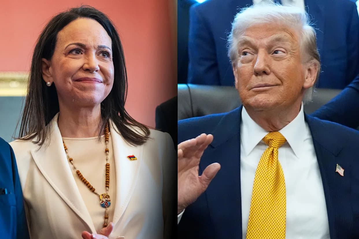 Machado Says She 'Presented' Her 2025 Nobel Medal To Trump — Nobel Committee Says Prize Can't Be Transferred