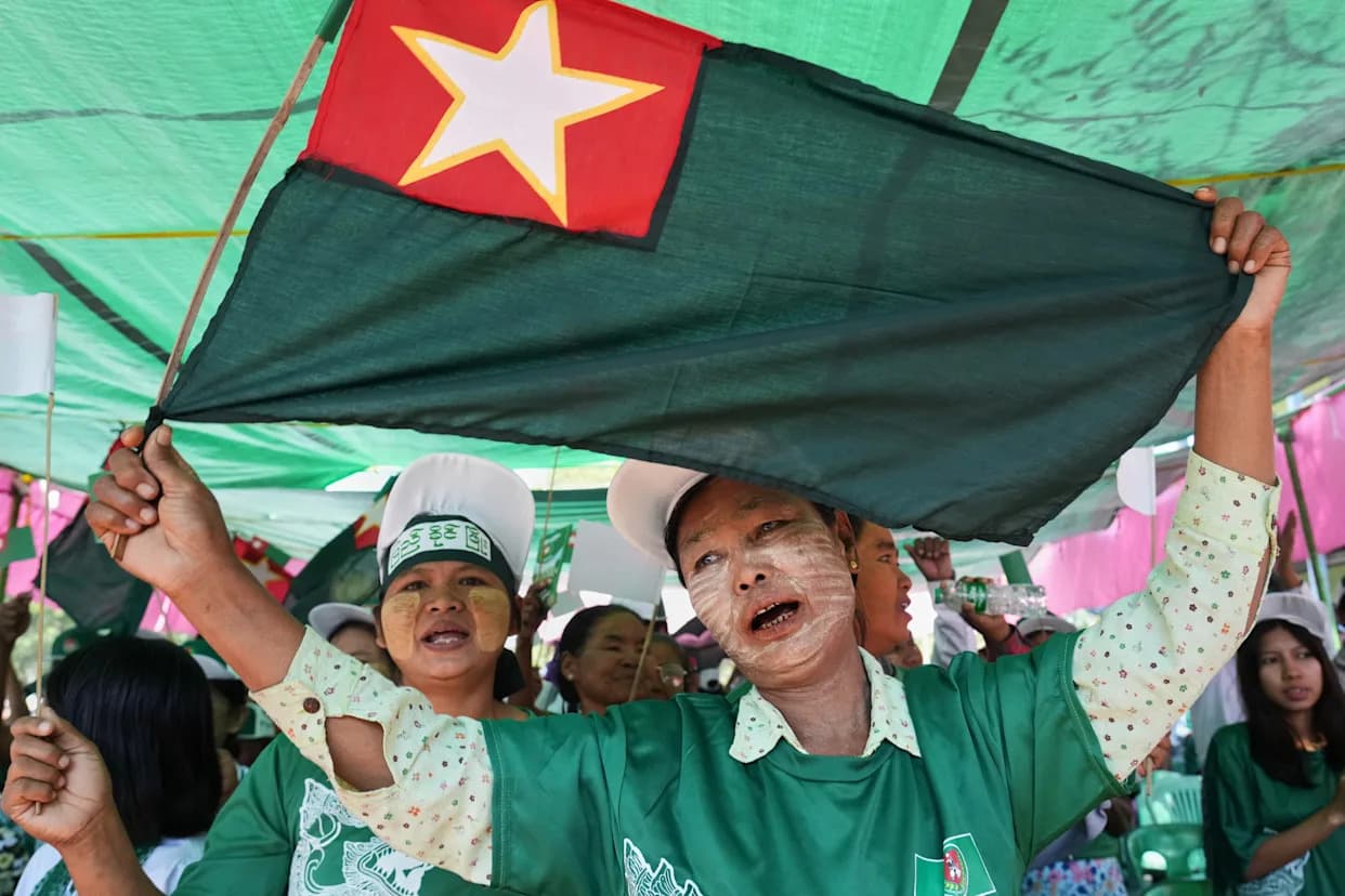 Military-Backed USDP Widens Lead, Poised For Parliamentary Majority As Myanmar Prepares Final Vote