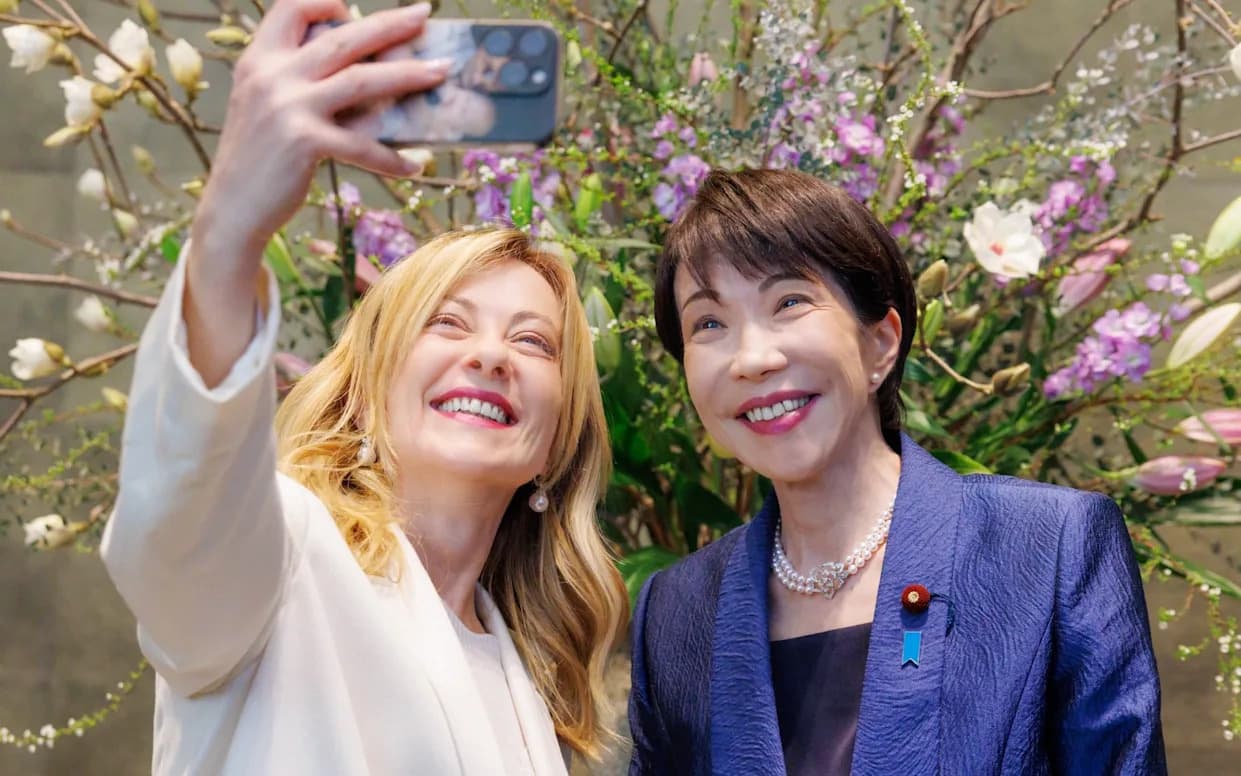 Meloni and Japan’s New PM Forge Warm Bond — From Birthday Cake to Joint Fighter-Jet Plans