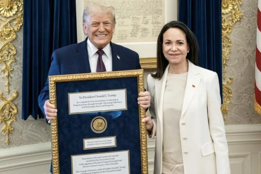 Nobel Committee: Maria Corina Machado Remains Sole Peace Prize Laureate Despite Giving Medal to Trump