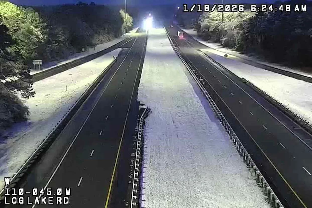 Rare Snow Dusts Florida Panhandle: Flurries Reported in DeFuniak Springs, Ponce de Leon and Walton County