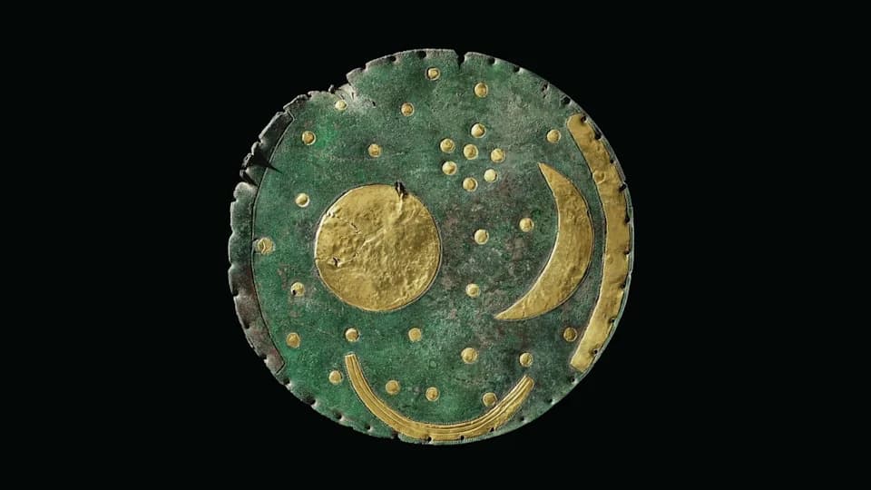 Nebra Sky Disc: A 3,800‑Year‑Old Bronze Map of the Heavens — Possibly Showing the Pleiades