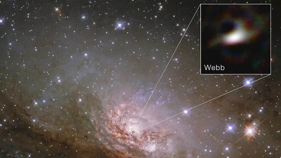 James Webb’s Sharpest View Around a Black Hole Reveals Dusty Disk, Solving a Galactic Puzzle