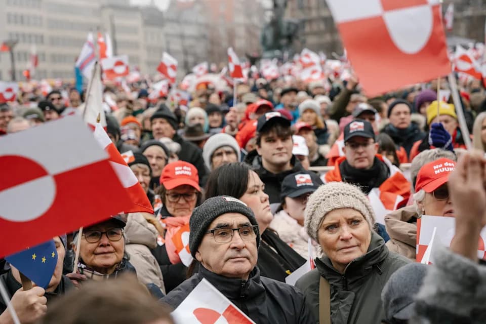 Danish Protesters Turn Trump’s MAGA Into ‘Make America Go Away’ Caps in Support of Greenland