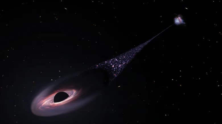 First Confirmed 'Runaway' Supermassive Black Hole — 20 Million Suns Fleeing Its Galaxy at ~2.2 Million MPH