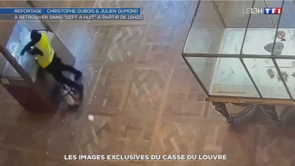 Surveillance Footage Broadcast of Brazen Louvre Jewel Heist — Eight Crown Jewels Still Missing