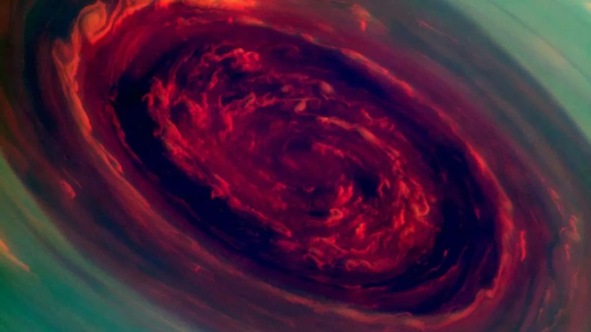 How Jupiter and Saturn’s Polar Storms Reveal Deep Atmospheric Differences