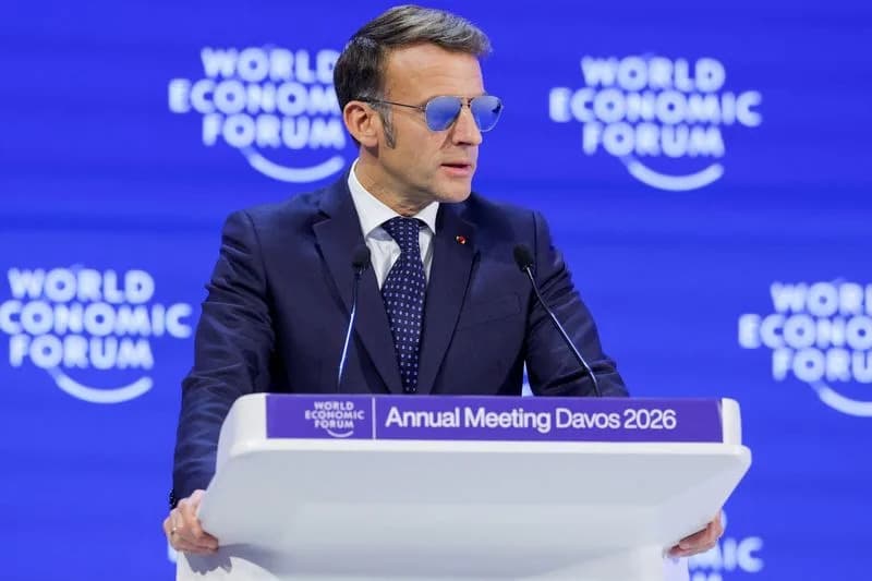 Macron Warns at Davos of a 'Shift Toward a World Without Rules'
