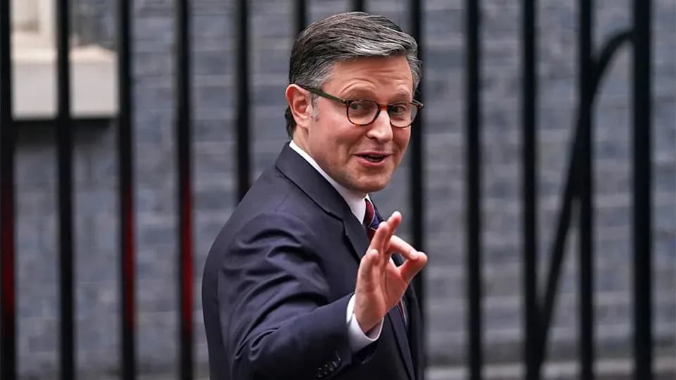 House Speaker Mike Johnson Says He Came To "Calm The Waters" As U.S.-UK Tensions Rise