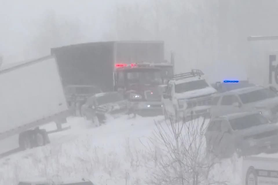 Arctic Blast Sparks 100+ Vehicle Pileup Near Grand Rapids; Snow Reaches Florida