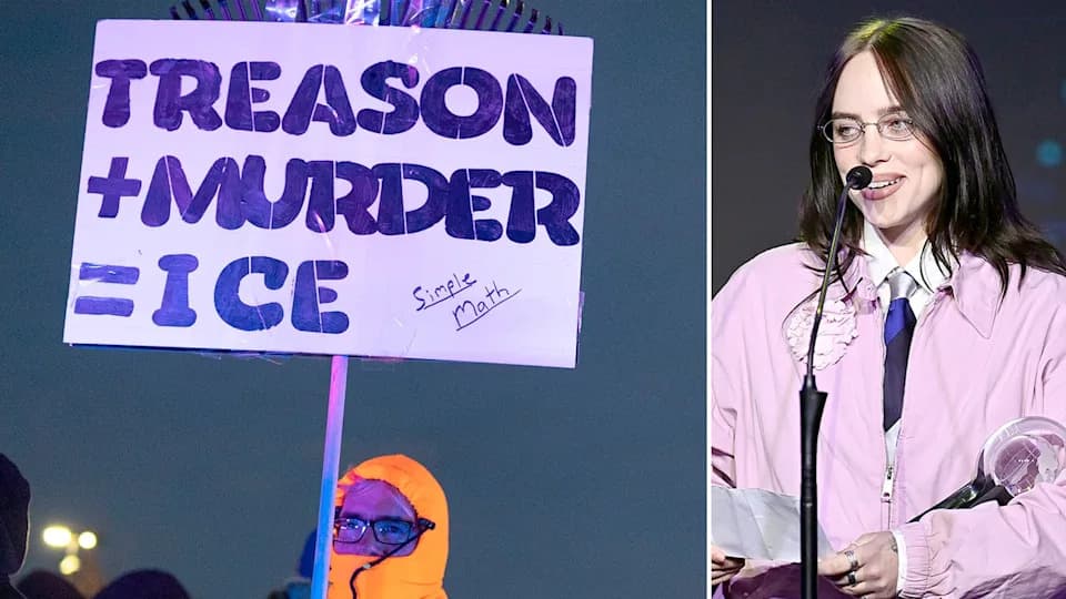 Billie Eilish Calls Out 'Kidnappings' and Violence in Award Speech, Prompting DHS Rebuttal