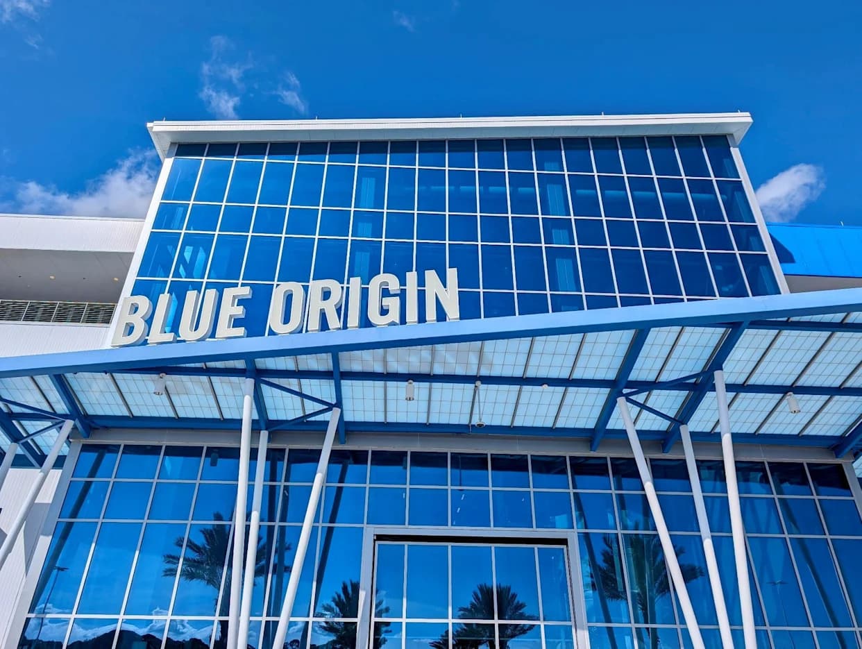 Blue Origin Reveals 'Endurance' — Mark 1 Moon Lander Rolls Out From Florida Facility