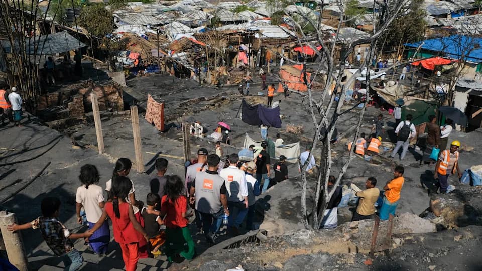Massive Fire in Cox's Bazar Camp 16 Destroys 335 Shelters, Displaces Thousands — Aid Groups Urge Urgent Funding
