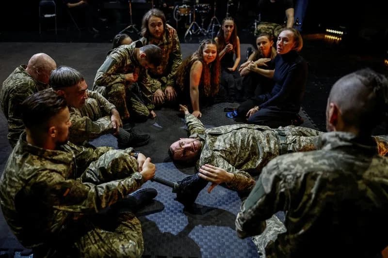 From Frontlines to Footlights: Wounded Ukrainian Veterans Heal and Find Purpose Through Theatre