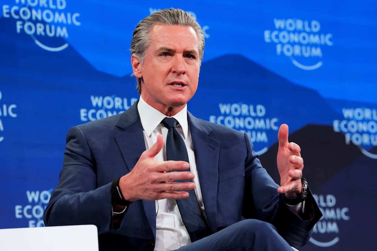 Newsom at Davos: 'Dormant, Not Dead' — Promises to Revive American Leadership While Criticizing Trump
