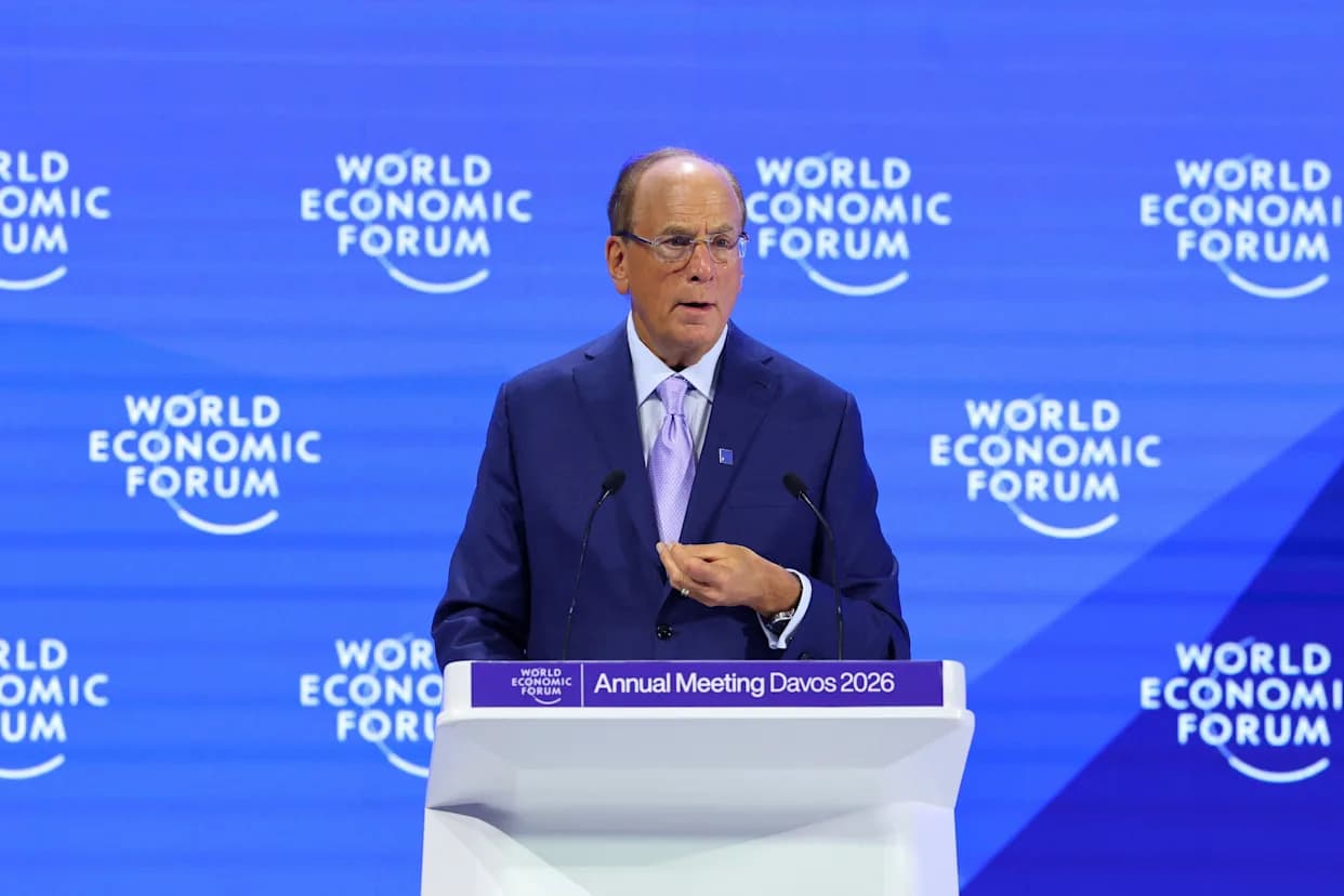 How Larry Fink — And Donald Trump — Helped Revive Davos