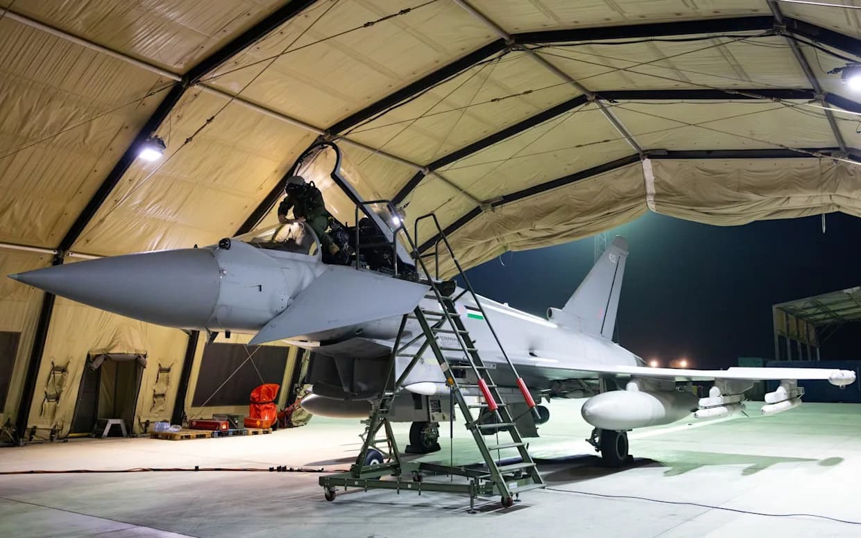 RAF Deploys Four Typhoon Jets To Qatar As US–Iran Tensions Escalate