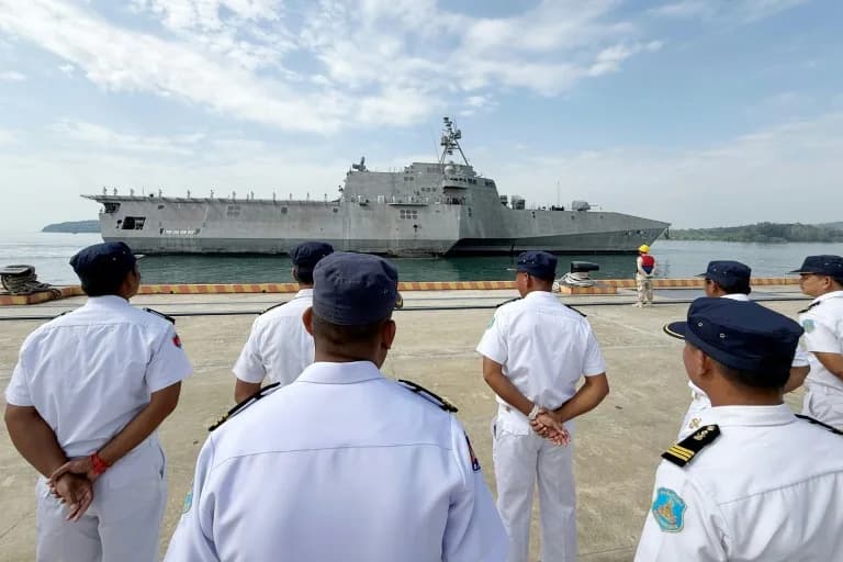 US Warship Docks at Cambodia's Ream Naval Base — First Visit Since Chinese Renovation