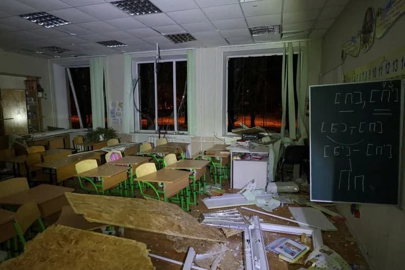 At Least Two Dead, Kharkiv Largely Without Power After Russian Missile and Drone Strikes; Odesa Hit by 50+ Drones