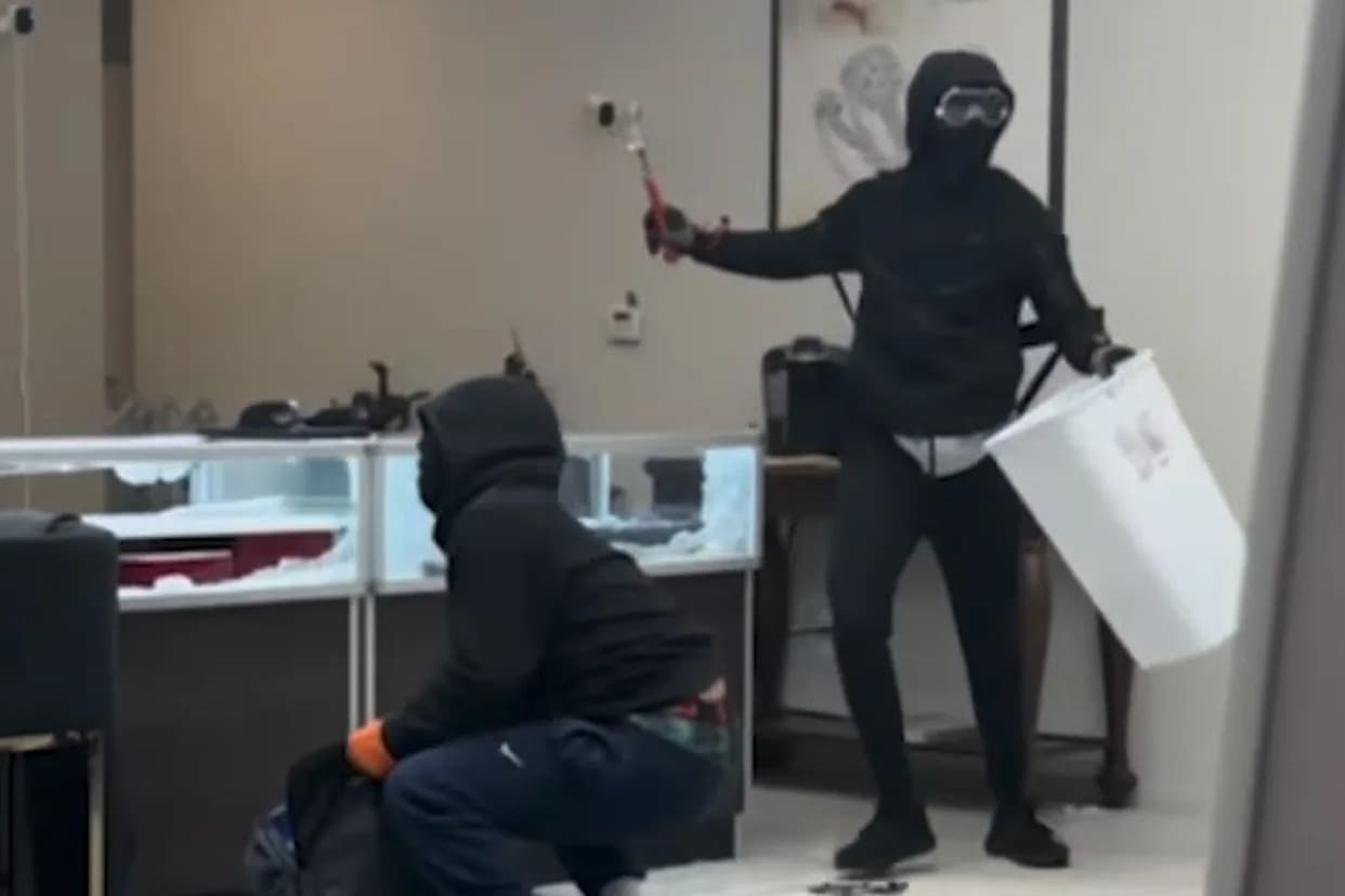 Security Video Shows Nissan Rogue Ram Through Anaheim Jewelry Store in $1M Smash-and-Grab; Eight Arrested