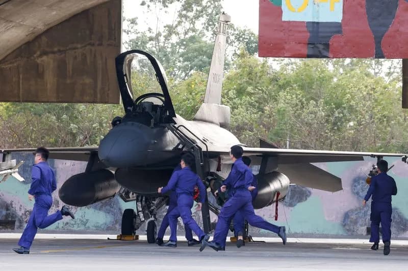 Taiwan Showcases Rapid F-16 Turnaround in Combat-Ready Drill Amid China Tensions