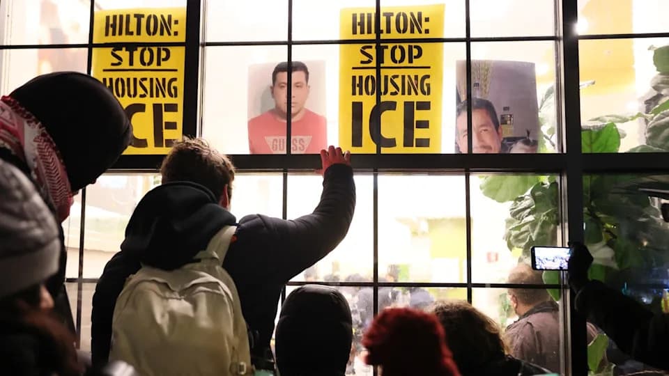 Dozens Arrested After Anti‑ICE Protesters Occupy Lobby Of Tribeca Hilton Garden Inn