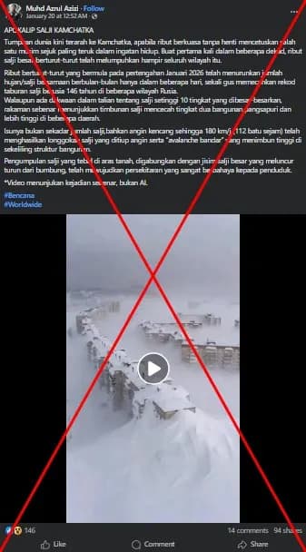 Viral “Snow Apocalypse” Clips From Kamchatka Proven To Be AI-Generated, Not Real Footage