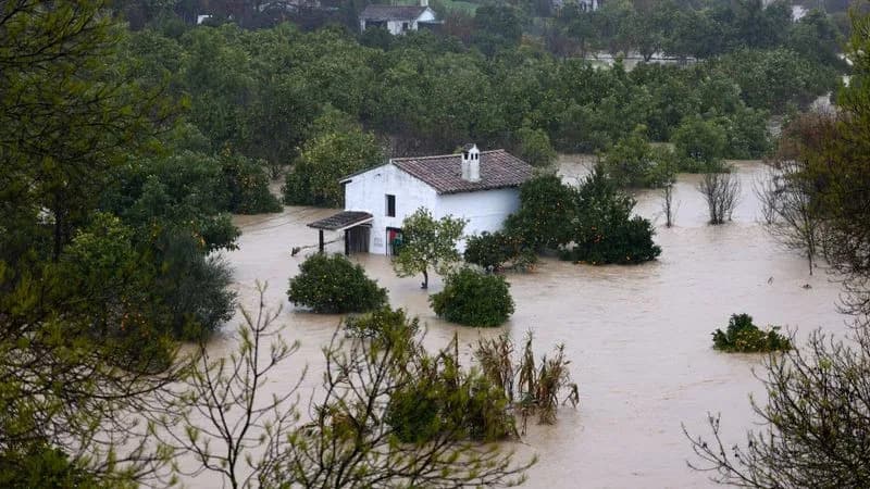 Storm Leo Forces Mass Evacuations as Rivers and Reservoirs Near Breach Across the Iberian Peninsula