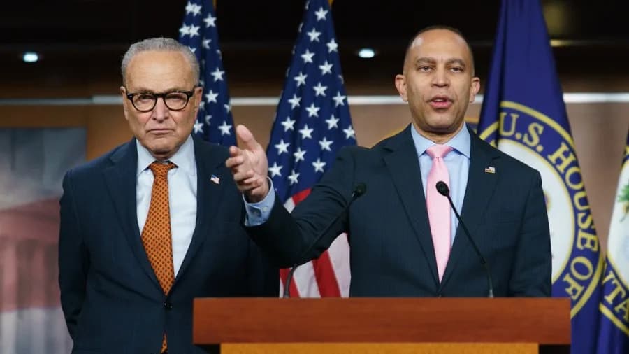 Watch Live: Schumer, Jeffries Press DHS Funding Battle After Shutdown Ends