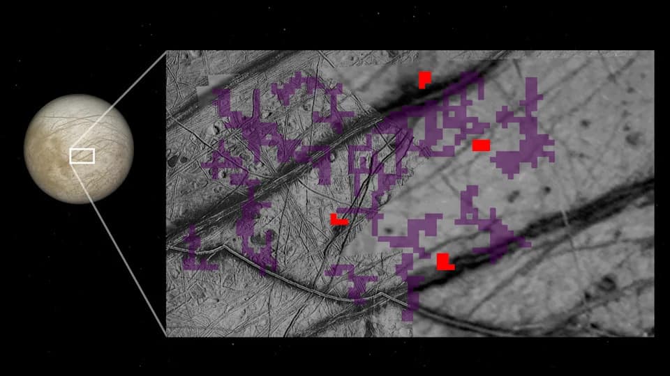 Galileo Data Shows Ammonia — A Life-Friendly Molecule — Reaching Europa's Surface
