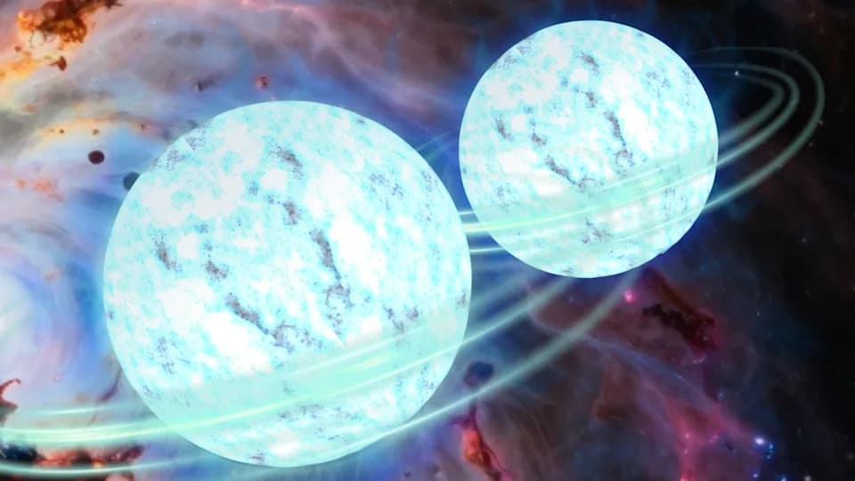 NASA Supercomputer Reveals Chaotic Magnetic Dance Before Neutron Stars Collide