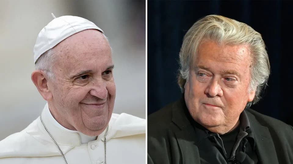 DOJ Files Reveal Bannon Courted Jeffrey Epstein in Bid to "Take Down" Pope Francis