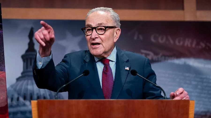 Schumer Calls Trump 'An Effing Disgrace' After Pride Flag Removed From Stonewall
