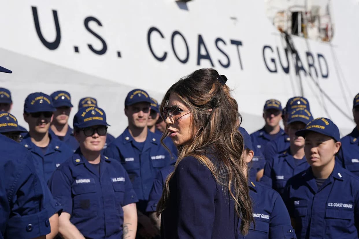 Noem’s Early Orders and Migrant Flights Strain Ties With the U.S. Coast Guard, Officials Say