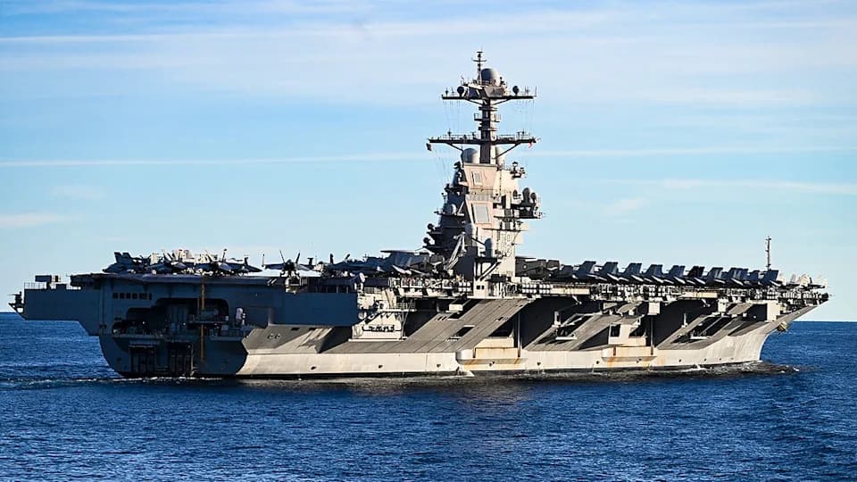 USS Gerald R. Ford Heads Toward Middle East As U.S.-Iran Nuclear Tensions Escalate