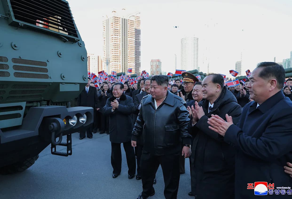 North Korea Displays 50 New Rocket Launcher Vehicles Ahead Of Major Party Congress