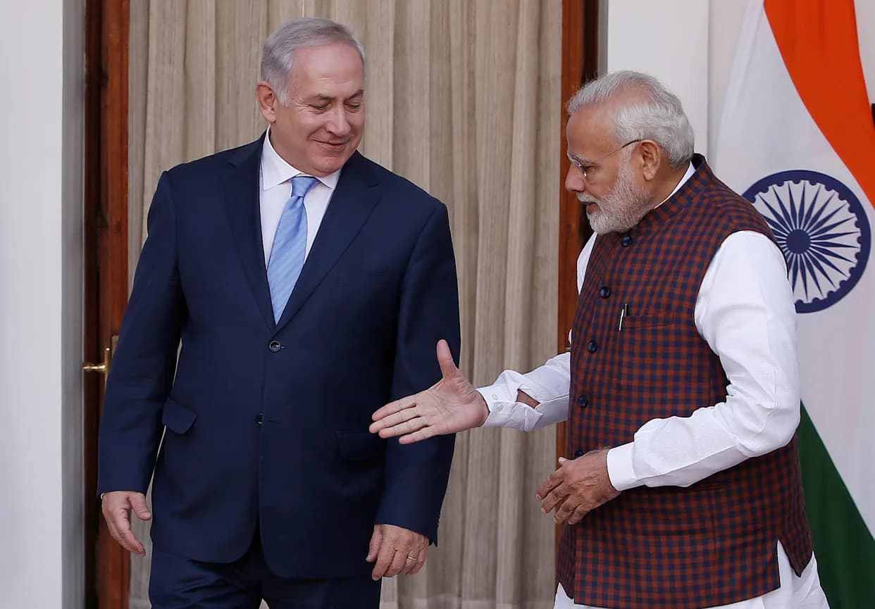 Netanyahu Seeks a Regional "Hexagon" of Allies, Names India as Key Partner